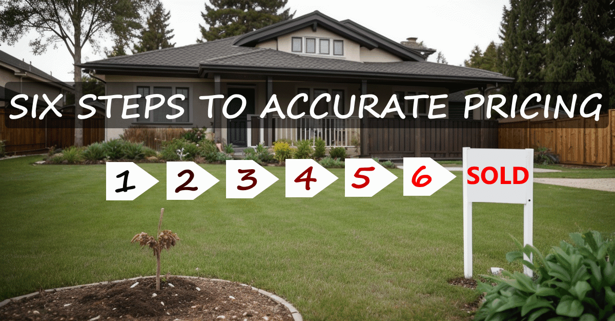 You are currently viewing SIX STEPS TO AN ACCURATE SELLING PRICE